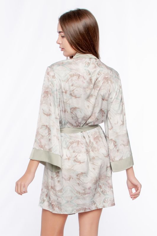 Женский халат, софт, оливковый, Serenade, модель 985