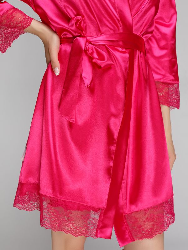 Жіночий атласний халат, модель 2013
